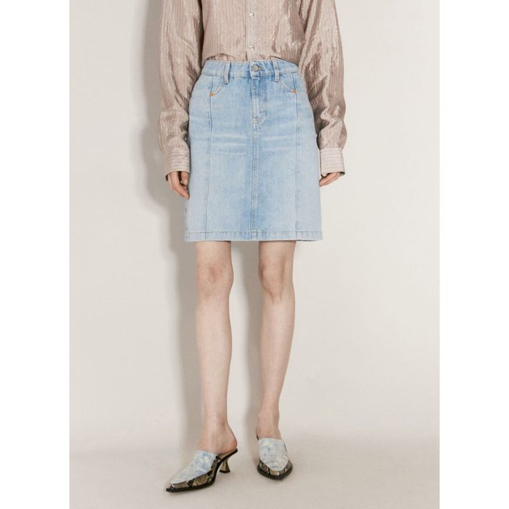 MARTINE ROSE Narrow Front Mini Skirt